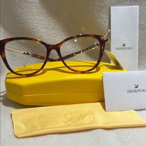 Swarovski Tortoise Shell Women's Glasses